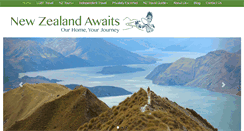 Desktop Screenshot of newzealandawaits.com