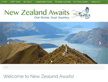 Tablet Screenshot of newzealandawaits.com